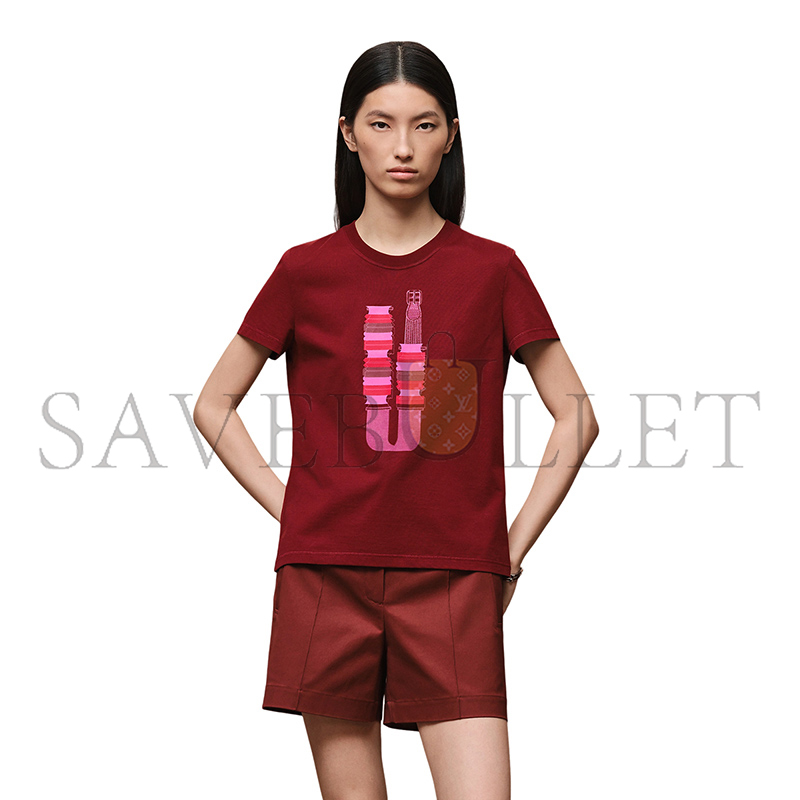 H**me5 printed straight t-shirt h6e4647da3v34